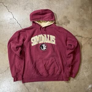 FLORIDA STATE SEMINOLES HOODIE X-LARGE L MENS SWEATSHIRT PULLOVER FSU STADIUM